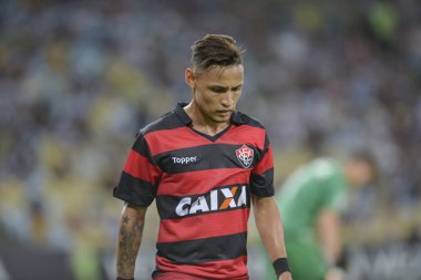 Rio, Brazil - november 05, 2017: Neilton player in match between Vasco and Vitoria by the Brazilian Championship in Maracana Stadium