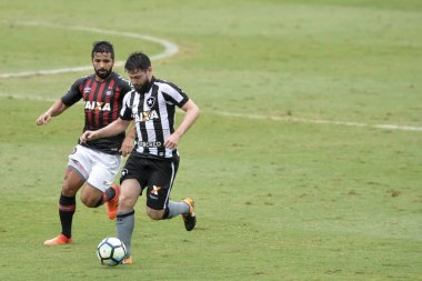 Rio, Brazil - november 11, 2017: Joao Paulo player in match between Botafogo and  Atletico-PR by the Brazilian championship in Nilton Santos Stadium