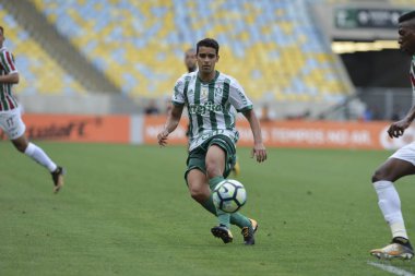 Rio, Brazil - september 24, 2017: Jean player in match between Fluminense and  Palmeiras by the Brazilian championship in Maracana Stadium