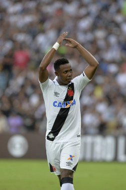Rio, Brazil - october 21, 2017: Wellington player in match between Vasco and Coritiba by the Brazilian championship in Maracana Stadium