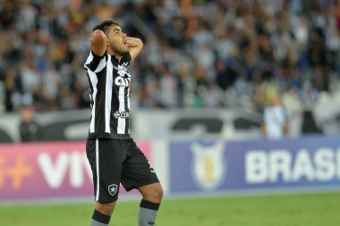 Rio, Brazil - october 21, 2017: Brenner player in match between Vasco and Coritiba by the Brazilian championship in Maracana Stadium