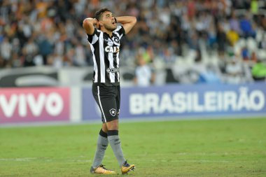 Rio, Brazil - october 21, 2017: Brenner player in match between Vasco and Coritiba by the Brazilian championship in Maracana Stadium