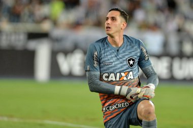 Rio, Brazil - october 21, 2017: Gatito Fernandez goal keeper in match between Vasco and Coritiba by the Brazilian championship in Maracana Stadium