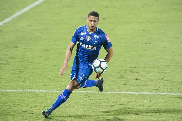 Rio, Brazil - november 08, 2017: Murilo player in match between Flamengo and Cruzeiro by the Brazilian Championship in Ilha do Urubu Stadium