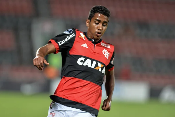 Rio Brasil Setembro 2017 Jogador Gabriel Partida Entre Flamengo Chapecoense — Fotografia de Stock