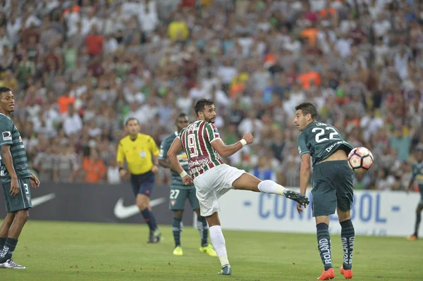 Rio Brasile Settembre 2017 Lucas Lima Henrique Dourado Partita Tra — Foto Stock