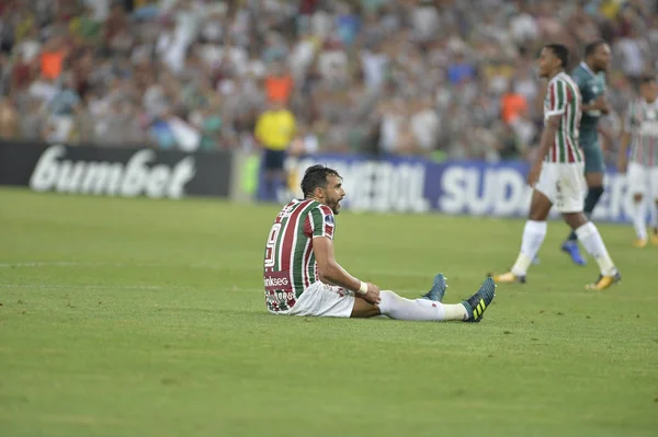 Rio Brazil September 2017 Henrique Dourado Player Match Fluminense Ldu — Stock Photo, Image