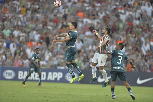 Rio Brazil September 2017 Henrique Dourado Player Match Fluminense Ldu — Stok fotoğraf