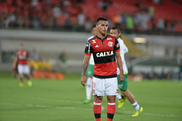 Rio Brasil Setembro 2017 Jogador Trauco Jogo Entre Flamengo Chapecoense — Fotografia de Stock