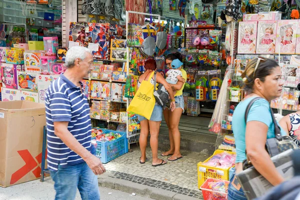 Rio Janeiro Brazil August 2016 Street Saara Region Popular Street — Stock Photo, Image