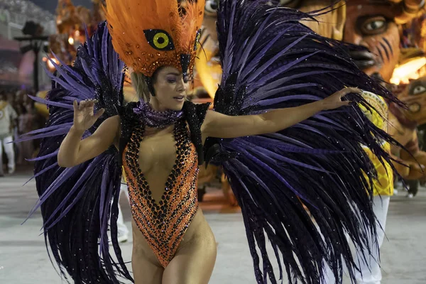 Rio Brazilië Februari 2020 Parade Van Sambaschool Grande Rio Marques — Stockfoto