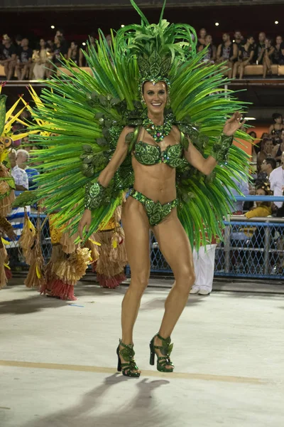 Rio Brazil February 2020 Parade Samba School Grande Rio Marques — Stock Photo, Image