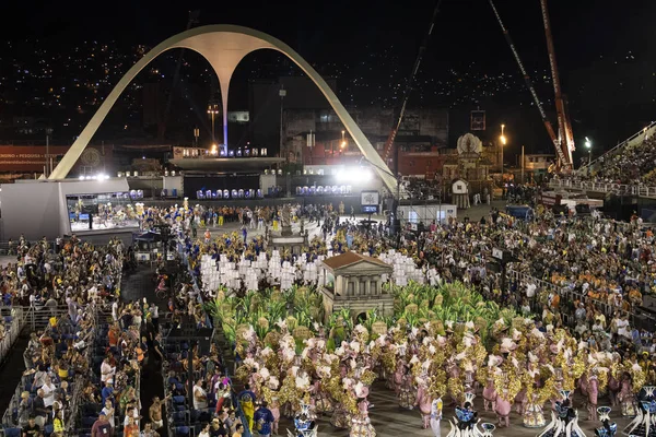 Rio Brésil Février 2020 Défilé École Samba Unidos Tijuca Aux — Photo