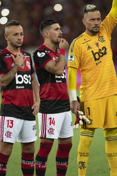 Rio Brasil Fevereiro 2020 Arracaeta Durante Flamengo Independiente Del Valle — Fotografia de Stock