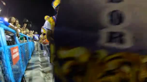 Rio Brasil Fevereiro 2020 Desfile Escola Samba Vigário Geral Marques — Vídeo de Stock