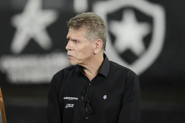 Rio Brasil Marzo 2020 Paulo Autuori Entrenador Partido Entre Botafogo —  Fotos de Stock