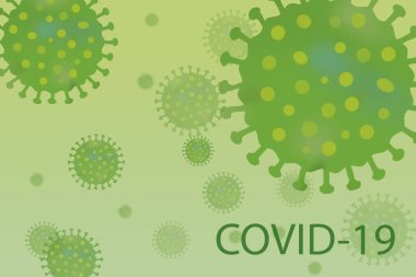 Koronavirüsü sembolize etmek için virüs tasarımı (Covid-1 (9)