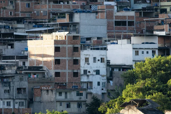 Rio Janeiro Brazilië Maart 2020 Zicht Gemeente Mangueira Een Zeer — Stockfoto