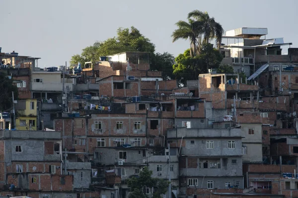 Rio Janeiro Brazilië Maart 2020 Zicht Gemeente Mangueira Een Zeer — Stockfoto