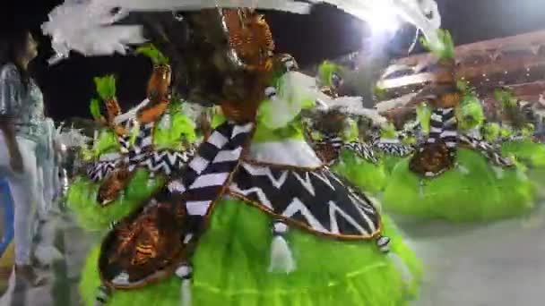 2013 Rio Brazil February 2020 Parade Samba School Academicos Cubango — 비디오