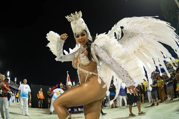 Rio Brasil Fevereiro 2020 Desfile Escola Samba Inocentes Belford Roxo — Fotografia de Stock