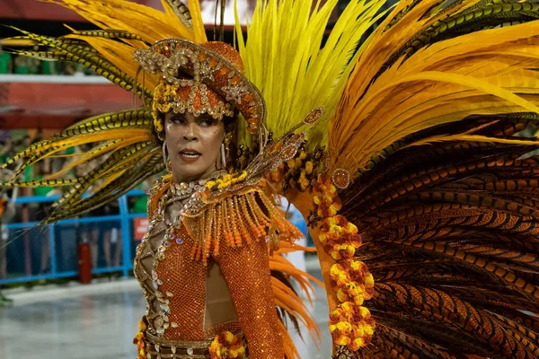 Rio Brasil Fevereiro 2020 Desfile Escola Samba Inocentes Belford Roxo — Fotografia de Stock