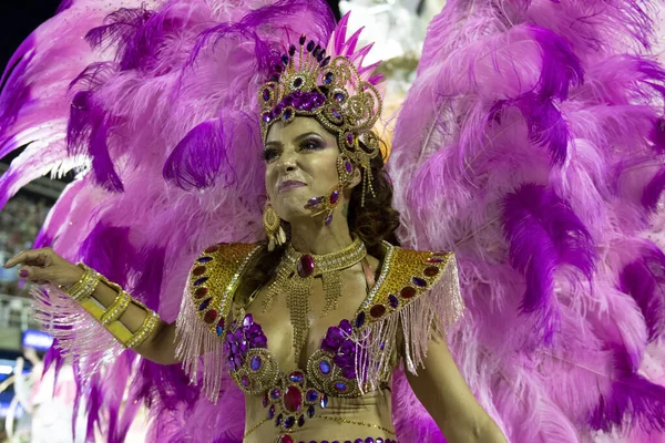 Rio Brasil Fevereiro 2020 Desfile Escola Samba Mangueira Marques Sapucai — Fotografia de Stock