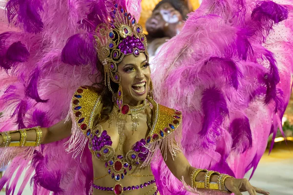 Rio Brasil Fevereiro 2020 Desfile Escola Samba Mangueira Marques Sapucai — Fotografia de Stock