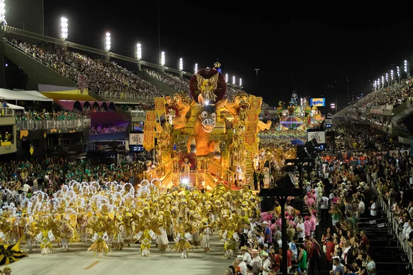 Rio Brazilië Februari 2020 Parade Van Sambaschool Sao Clemente Marques — Stockfoto