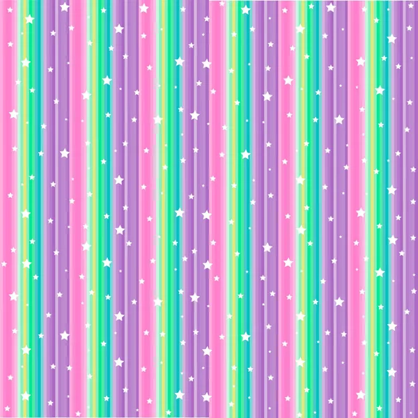 Yıldızlı çizgili gökkuşağı deseni. Vektör Eps10