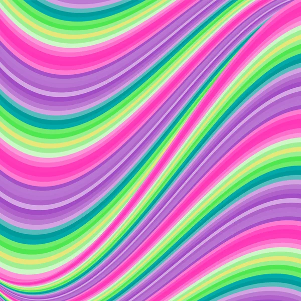 Curva listrada colorido fundo abstrato. Vetor eps10 — Vetor de Stock
