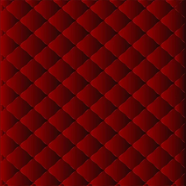 Ciemnoczerwone tło tapicerki. Ilustracja wektora. eps10 — Wektor stockowy