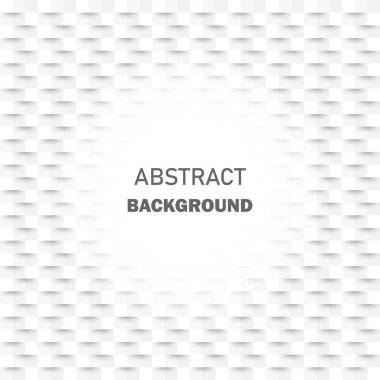 Beyaz soyut doku. Vektör arkaplan 3d kağıt sanat biçimi