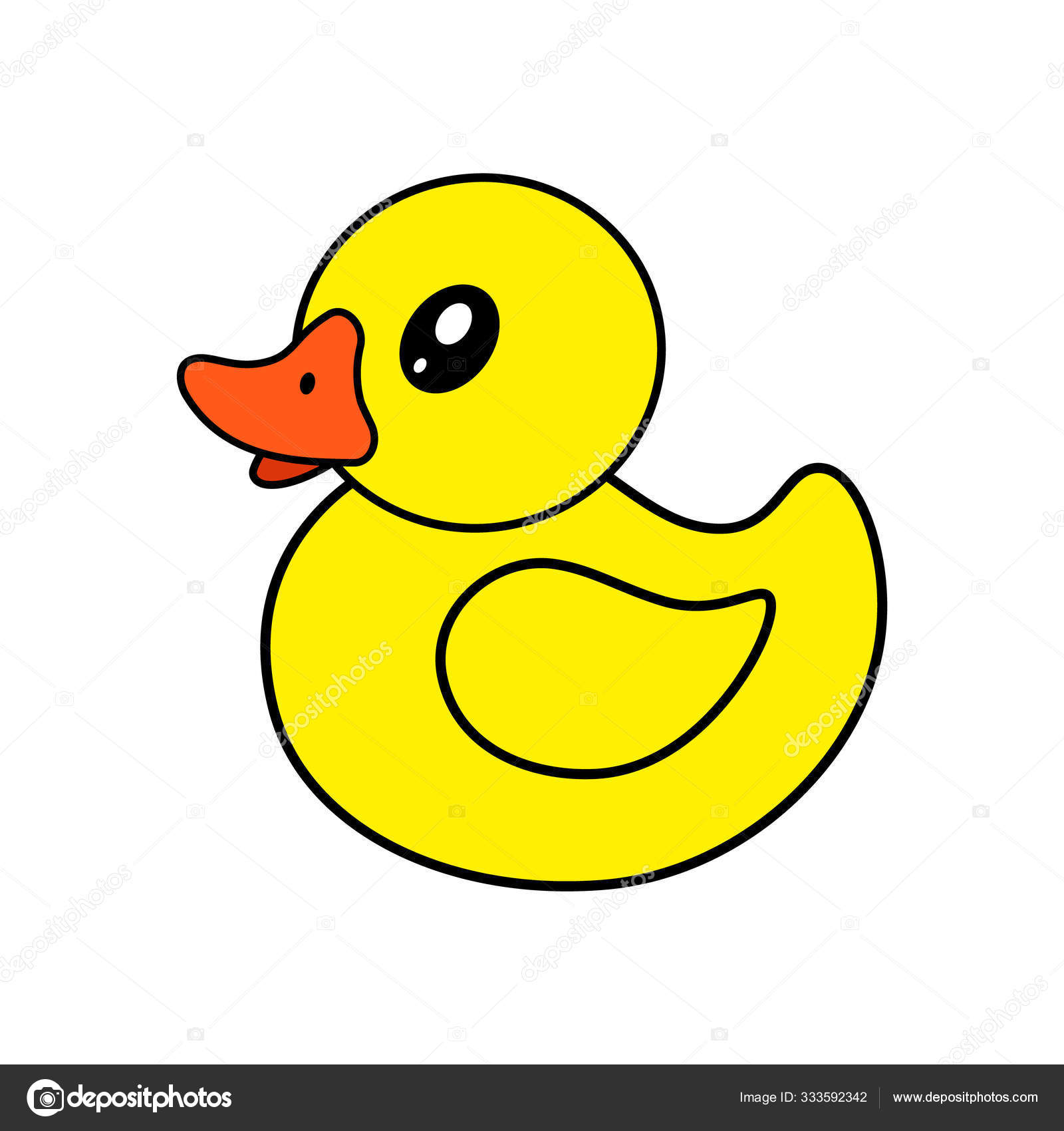 gelbe Ente, Stock Bild