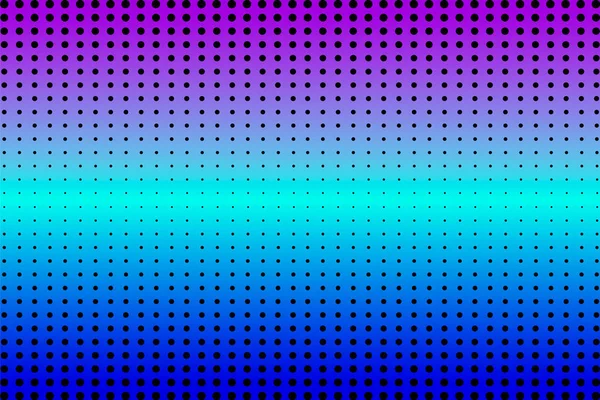 Vector halftone dots. Black dots on colorful background. — 스톡 벡터