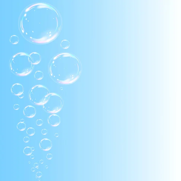 Mavi zemin üzerine su gevezelik. vektör çizim