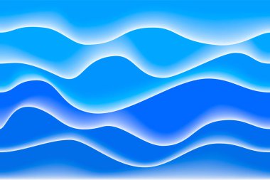 Mavi dalga vektör arka plan