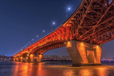 Hangung dere görünümü ve songsu Köprüsü Kore Seul.