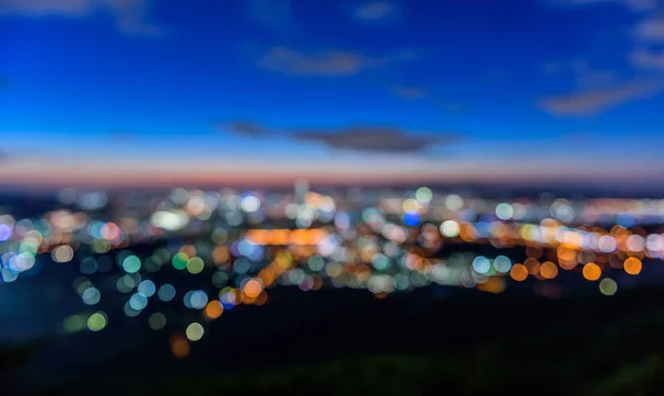 Сеул міста Боке ніч світла. — стокове фото