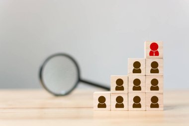Human resource and talent management and recruitment business building team, Personal development of employee in organisation, Copy space