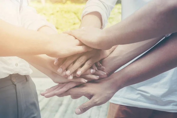 팀워크 사업은 개념을 합니다 활동의 힘입니다 성공적 — 스톡 사진