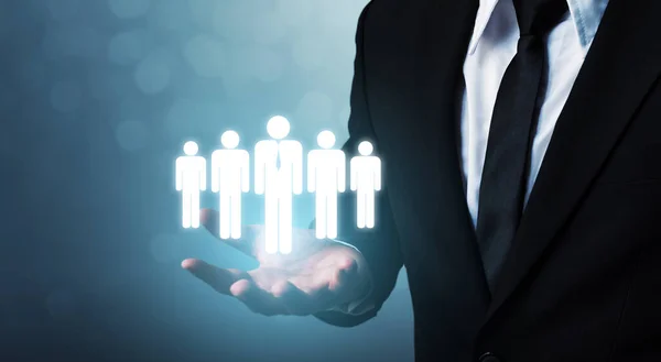 Human Resources Talent Management Recruitment Business Concept Copy Space Your — 스톡 사진