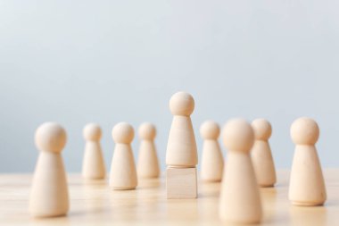 İnsan kaynakları, yetenek yönetimi, işe alım çalışanı, başarılı iş dünyası lideri konsepti.