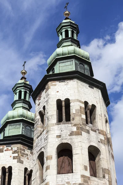 在旧城，克拉科夫，波兰圣安德鲁教堂 11 世纪 — 图库照片