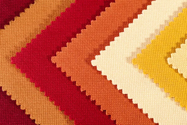 Achtergrond van de kleurrijke strepen van weefsels van katoen, textuur — Stockfoto