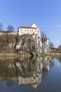 Krakow, Polonya yakınındaki Tyniec Benedictine abbey