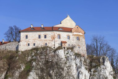 Krakow, Polonya yakınındaki Tyniec Benedictine abbey