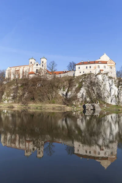 Krakow, Polonya yakınındaki Tyniec Benedictine abbey — Stok fotoğraf