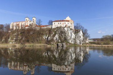 Krakow, Polonya yakınındaki Tyniec Benedictine abbey