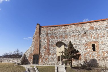 Krakow, Polonya yakınındaki Tyniec Benedictine abbey